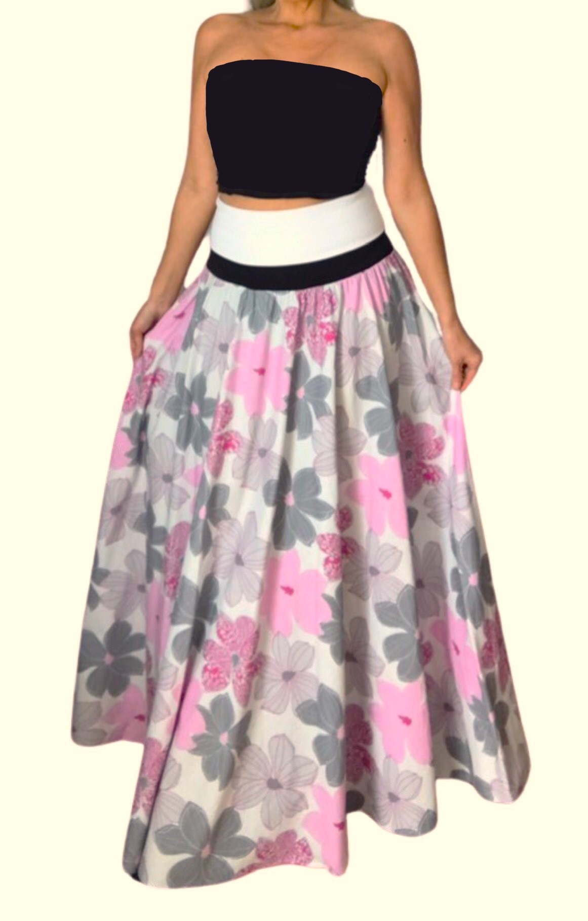 Dlouhá letní sukně - maxi sukně BOROS SK-L-GP01